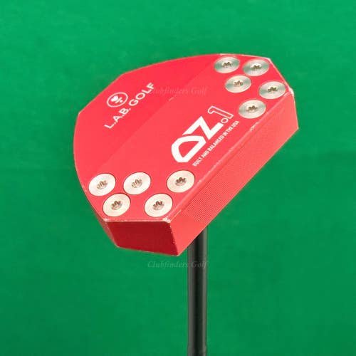 LAB Golf 2025 OZ.1 Custom Red 33" Putter LAB Matte Black Premium w/ HC