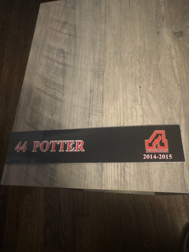 Adk Flames Locker Room Name Plate