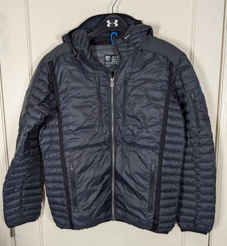 Kuhl Spyfire Hoody Goose Down 800 Fill Puffer Jacket Black Mens L Outdoor