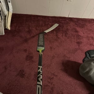 Senior Warrior R/m2 pro + Full Right Goalie Stick 25" Paddle (Used)