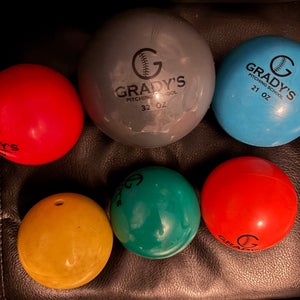 Baseball pitching plyo balls