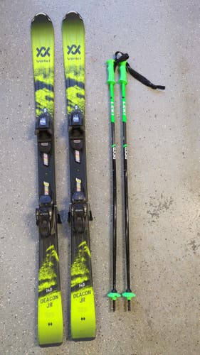 2019 Volkl 140 cm All Mountain Skis With Bindings (Used)