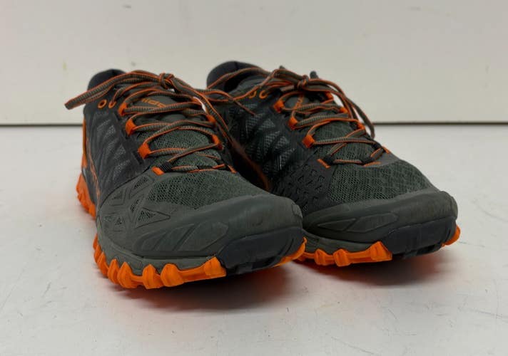 La Sportiva Bushido II Gray/Orange Trail Running Shoes US Men's 10.5 EU 44 GREAT