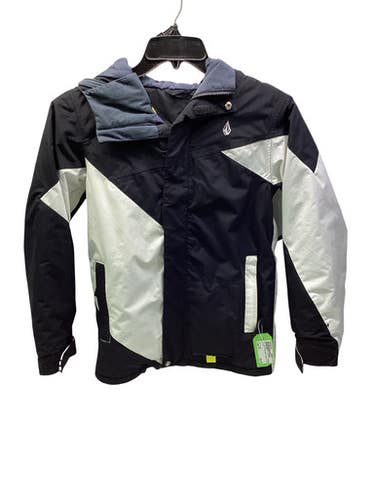 Used Volcom Outerwear Heavy Jacket Y Black Youth 11347-S000262703