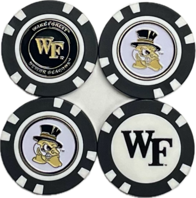 New WAKE FOREST POKER CHIP 11347-JMG44400-157