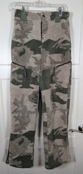 Cabelas Berber 4most Windshear Fleece Camo Cargo Pants Lined Hunting Size: S