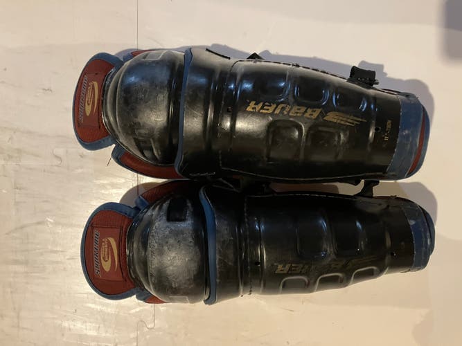 Junior Bauer Supreme SG1000 11" Shin Pads (Used)
