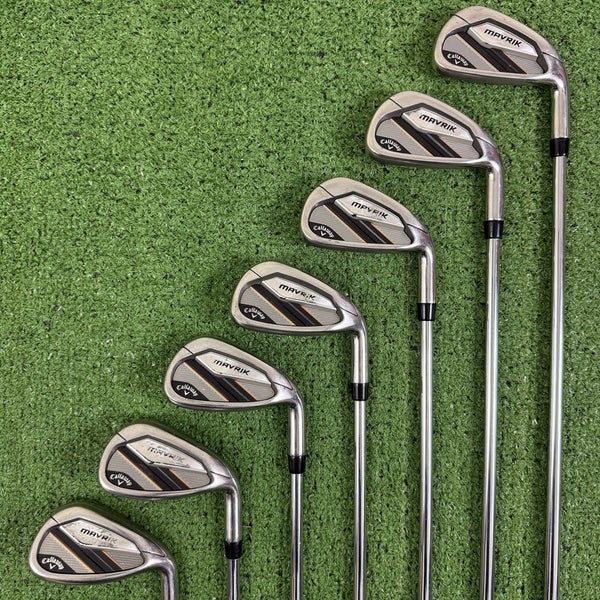 Callaway Mavrik Iron Set 5-PW AW Steel Project X LZ 6.0 Stiff Flex Right Handed