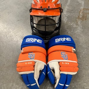 *VINTAGE/RARE* Syracuse ‘97/‘98 Helmet & Glove Set