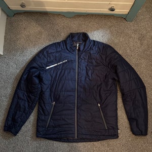 Large Navy Blue Bauer Team Puffer