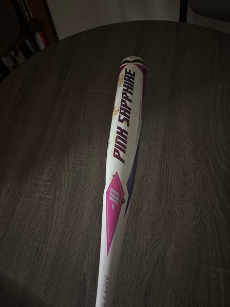 2022 Easton Pink Sapphire Alloy Bat (-10) 19 oz 29" (Used)