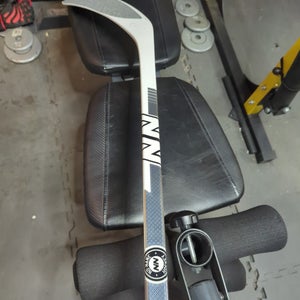 Senior Whiteout Right Handed Hockey Stick Mid Pattern 77 Flex Pro Stock (Used)