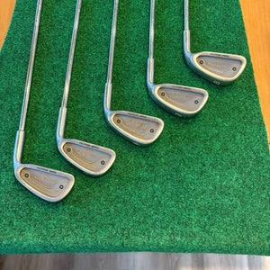 Golf Irons/ wood: Centurion Gold stainless steel golf irons 3, 4, 6, 7, 8, and #3 wood.