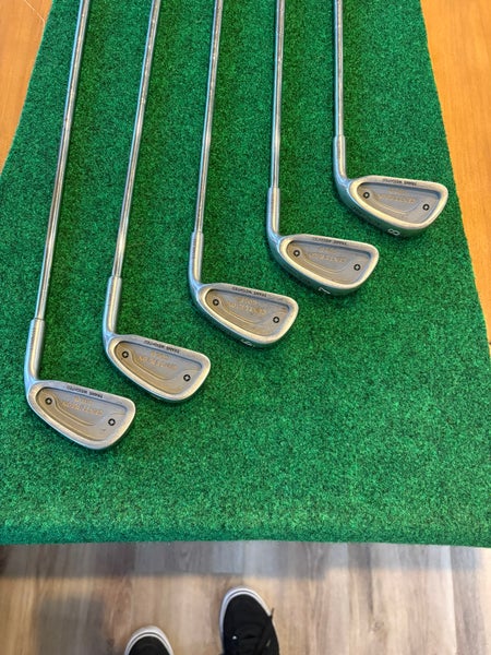 Golf Irons/ wood: Centurion Gold stainless steel golf irons 3, 4, 6, 7, 8, and #3 wood.