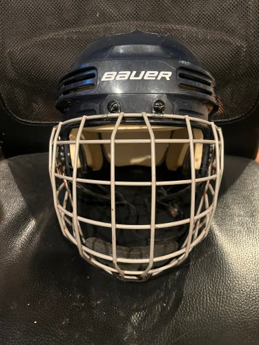 Large Bauer 4500 Helmet cage combo (Used)