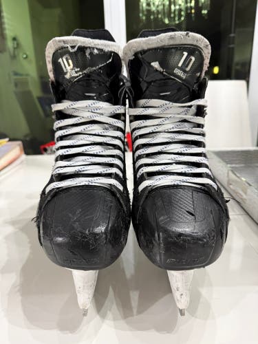 AJ Greer - Bauer Supreme Shadow Hockey Skates - Size 9 - Florida Panthers (Game-Used)