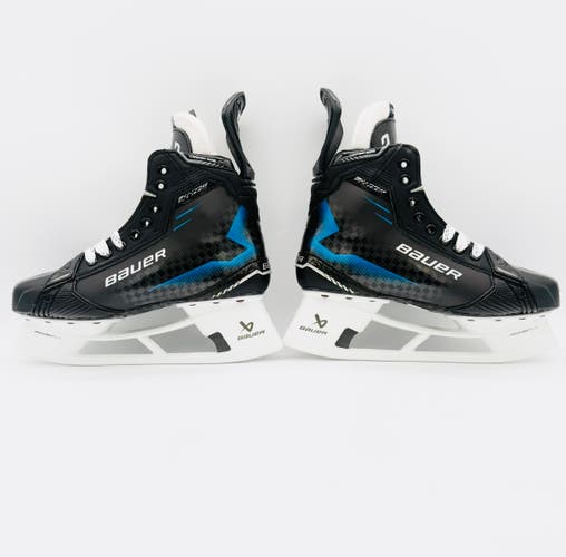 New Custom Blue Bauer Supreme Shadow Hockey Skates-8.5 D/A-280