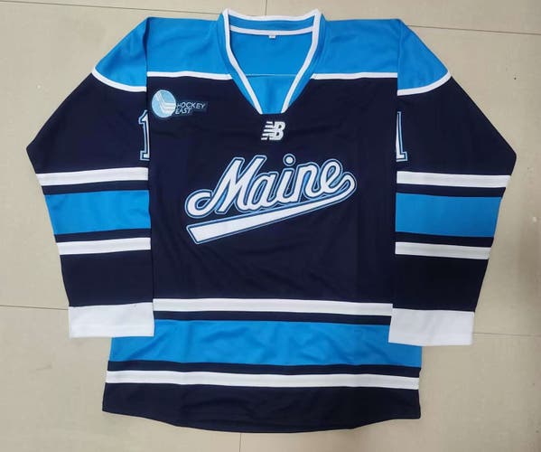 Jeremy Swayman Maine Black Bears Hockey East College Jersey - 46 READ DESCRIPTION BEFORE BUYING