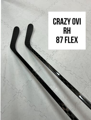 Senior(2x)Right OVI 87 Flex (P08) ProBlackStock™ Unbranded Blackouts Pro Stock Hockey