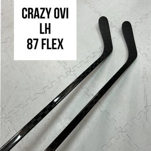Senior(2x)Left OVI 87 Flex (P08) ProBlackStock™ Unbranded Blackouts Pro Stock Hockey Sticks