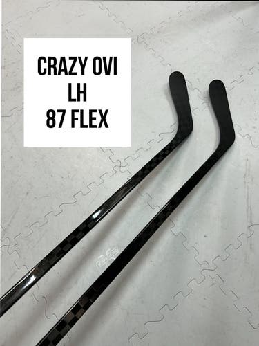 Senior(2x)Left OVI 87 Flex (P08) ProBlackStock™ Unbranded Blackouts Pro Stock Hockey Sticks
