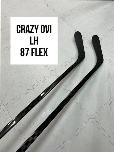 Senior(2x)Left OVI 87 Flex (P08) ProBlackStock™ Unbranded Blackouts Pro Stock Hockey Sticks