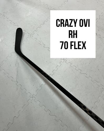 Senior(1x)Right OVI 70 Flex (P08) PROBLACKSTOCK Unbranded Blackout Pro Stock Hockey Sticks