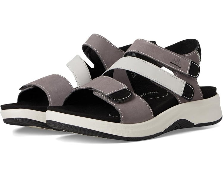 Josef Seibel Estelle 06 Sandals Women's US 9-9.5 Gray Adjustable Strap RHS7661