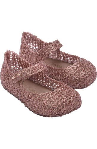 Mini Melissa Campana 32995-52990 Toddlers US 6 Rose Glitter Mary Jane HAWK3042