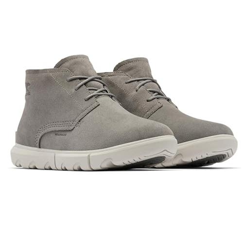 Sorel Explorer Next Drift Boots Men's 11.5 Gray Suede Waterproof Chukka RHS7673