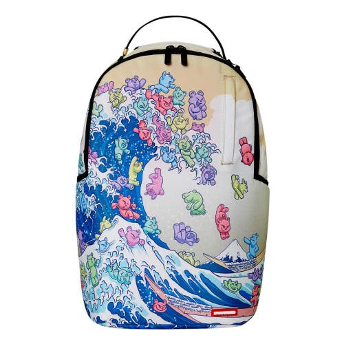 Sprayground Gummy Bear Waves Backpack Unisex Multicolor Graphic Print Bag SPR88