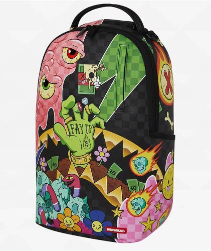 Sprayground Zombie Collage Backpack Unisex Multi Graphic Shoulder Strap SPR194