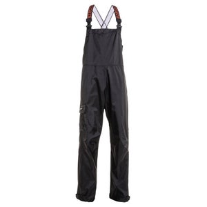 Grundens Weather Watch Bib Mens Black Cargo Pocket Adjustable Suspenders DDR2382