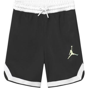 Jordan Wild Tribe Shorts Kids 4 Black Stretch Drawstring Waist Activewear KFC436