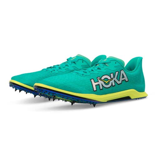 Hoka One One Cielo X 2 MD 1134534-CEPR Women's Blue Spikes Running Shoes SHOP98