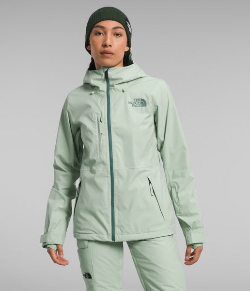 The North Face Freedom Jacket Women's Medium Misty Sage Stretch Full Zip KFC467