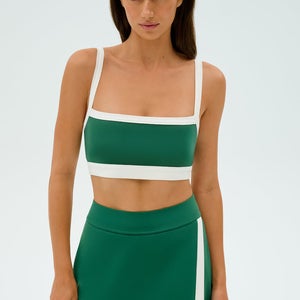 Splits59 Monah Rigor Sports Bra Women's XS Arugula Stretch Activewear DDR2885