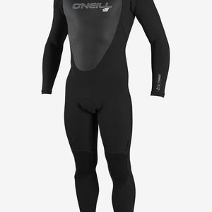 O'Neill Epic Full Wetsuit Mens 2XL Black Stretch Neoprene 3/2mm Back Zip DDR3195