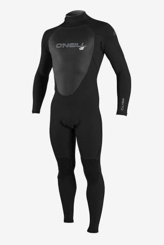 O'Neill Epic Full Wetsuit Mens 2XL Black Stretch Neoprene 3/2mm Back Zip DDR3195