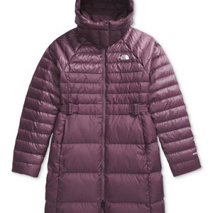 The North Face Metropolis Jacket Womens S Purple 600 Down Full Zip Parka DDR3111