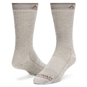 Wigwam Merino Comfort Hiker Socks Unisex Large Taupe Stretch Cushioned DDR2893