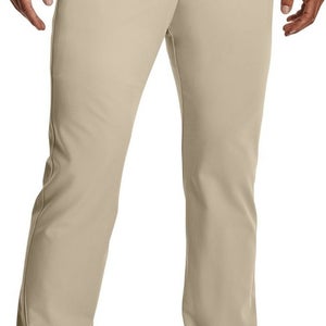 Under Armour Drive Pants Men's 32X34 Khaki Base Straight Leg Zip-Fly KFC470