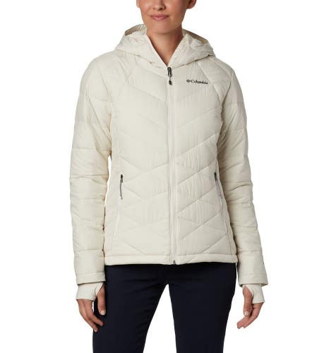 Columbia Heavenly Jacket Women's 2XL Chalk White Water-Resistant Hooded KFC496