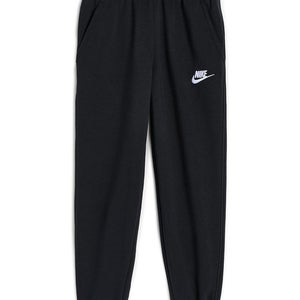 Nike Sportswear Club Fleece Joggers Kids Medium Black Tapered Leg Active DDR2403
