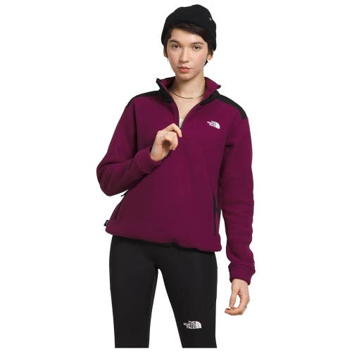 The North Face Alpine Polartec 200 Sweatshirt Women's XS Purple 1/4 Zip KFC495