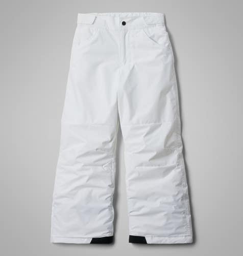 Columbia Starchaser Peak III Snowpants Girls Small White Adjustable Waist KFC527
