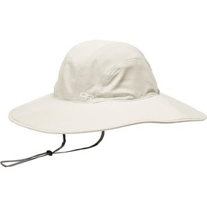 Outdoor Research Oasis Sun Hat Women's Large Sand Wide Brim Chin Strap DDR2402