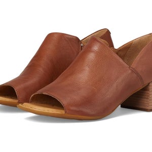 Born Sher Sandals Women's US 9 Brown Leather Square Toe Block Heel HAWK3189