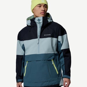 Columbia Coreshot Shell Anorak Jacket Men's Multi Half Zip Pockets Hooded KFC519