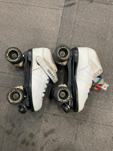 Used Carrera QUADS Senior Roller Quad Skates White Senior 8 11614-S000231956